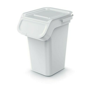 Prosperplast Odpadkový koš s filtrem KADDI 25 L popelavě šedý