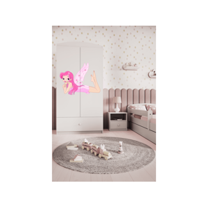 Kocot kids Dětská skříň Babydreams 90 cm víla s křídly bílá