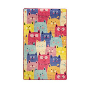 Conceptum Hypnose Dětský koberec Cats 100x160 cm vícebarevný