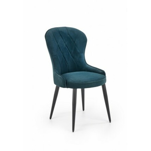 HALMAR Čalouněné jídelní křeslo Irrina zelené