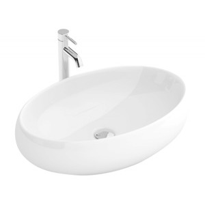 Keramické umyvadlo na desku Rea Melania White