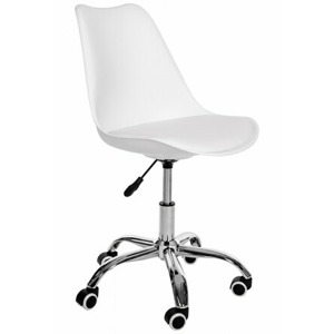 Ak furniture Otočná židle FD005 bílá