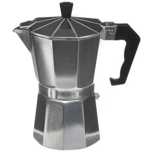 Secret de Gourmet Hliníková konvička na kávu Kelsey 16 cm stříbrná