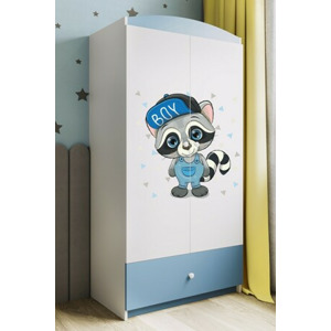 Kocot kids Dětská skříň Babydreams 90 cm mýval modrá
