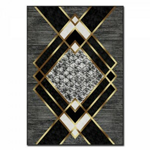 Conceptum Hypnose Koberec Gogo 160x230 cm černý/zlatý