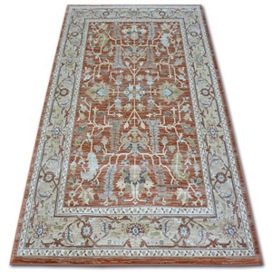 Dywany Lusczow Kusový koberec ARGENT - W7039 květiny terra / béžový, velikost 160x220