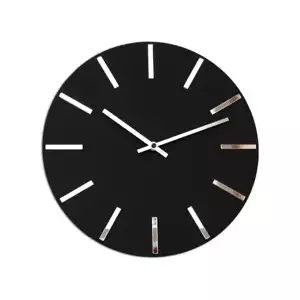 ModernClock Nástěnné hodiny Diamond černé