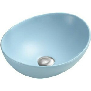 Keramické umyvadlo na desku Mexen ELZA 40 x 34 cm modrá