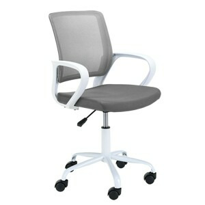 Ak furniture Dětská otočná židle FAUN šedá