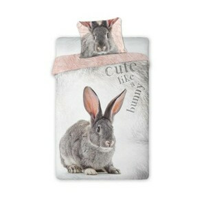 Faro Bavlněné povlečení Wild Králík 140x200 cm