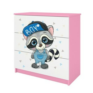 Kocot kids Komoda Babydreams 80 cm mýval růžová