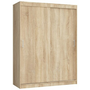 Ak furniture Šatní skříň CLP Mono 150 cm dub sonoma