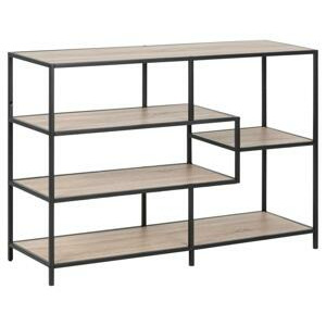 Actona Regál Seaford 114x78 cm dub sonoma