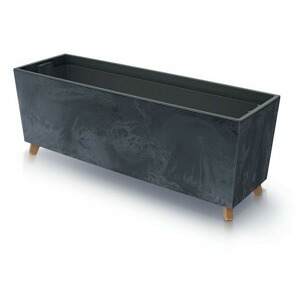 Prosperplast Truhlík s vkladem CORBI III 77 cm antracit