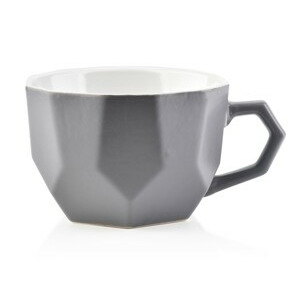 Affekdesign Hrnek SALLY GEO 450 ml šedý