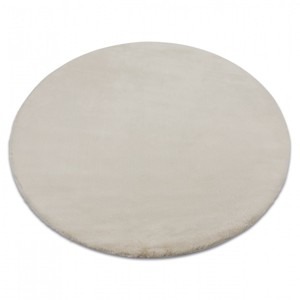 Dywany Lusczow Kulatý koberec BUNNY šedý, velikost kruh 100
