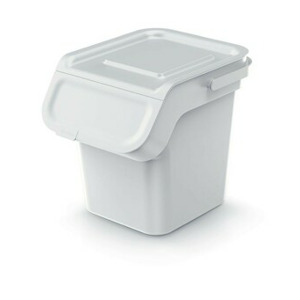 Prosperplast Odpadkový koš s filtrem KADDI 20 L popelavě šedý