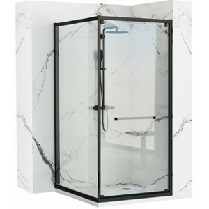 Sprchový kout Rea SPACE IN 80x100 cm černý