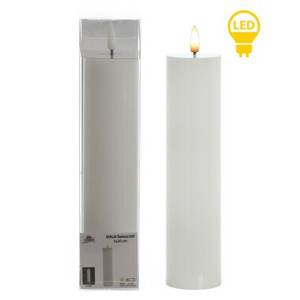 Mondex Since 1986 LED svíčka IDALIA 23 cm bílá
