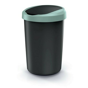 Prosperplast Odpadkový koš COMPACTO 40 L černý/zelený