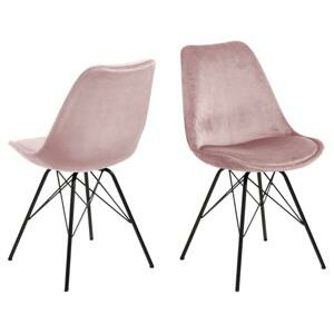 Actona Jídelní židle Eris II pudrově růžová