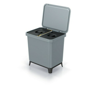Prosperplast Odpadkový koš SYSTEMO 2x10 L šedý