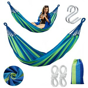Bluegarden Hamaka Blue Rainbow pro 1 osobu