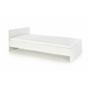 HALMAR Dřevěná postel Lima 120x200 dvoulůžko - bílé