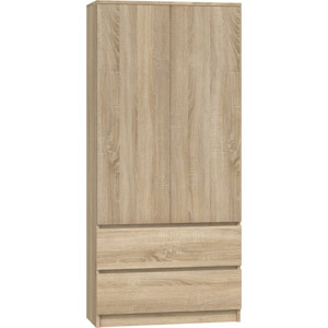 TP Living Šatní skříň MALWA I 90 cm dub sonoma