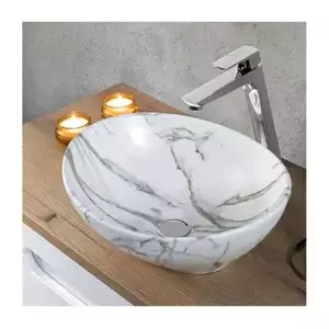 Comad Umyvadlo na desku Pati bílé