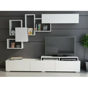 Hanah Home Obývací stěna Amor 210 cm bílá