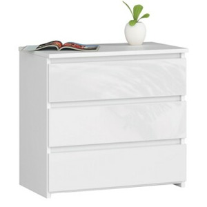 Ak furniture Komoda CL3 60 cm bílá lesk