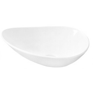 Keramické umyvadlo na desku MEXEN LORENA 53x41 cm bílé