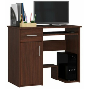 Ak furniture Volně stojící psací stůl Jay 90 cm wenge