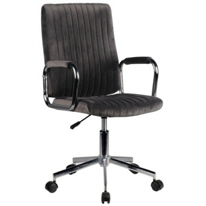 Ak furniture Čalouněné kancelářské křeslo FD-24 šedé
