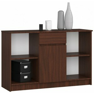 Ak furniture Komoda B-17 120 cm wenge