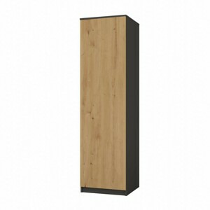 TP Living Šatní skříň Malwa SD-50 antracit/dub artisan