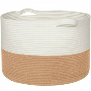 Tutumi Přírodní košík BOHO 55 cm bílo - hnědý