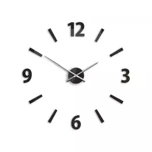 ModernClock 3D nalepovací hodiny Klaus wenge