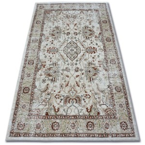 Dywany Lusczow Kusový koberec ARGENT - W7040 béžový / krémový, velikost 133x190