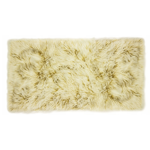 Kontrast Kusový koberec s vysokým vlasem OMBRE 120 x 160 cm - hořčicový