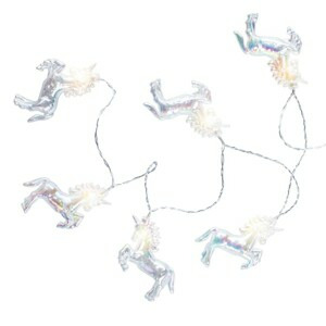 DecoKing Světelný řetěz RAINBOWPONY transparentní