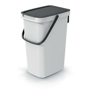 Prosperplast Odpadkový koš Select 12 L popelavě šedý/černý