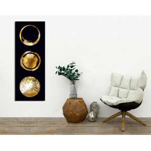 Hanah Home Obraz Tři kruhy 30x80 cm