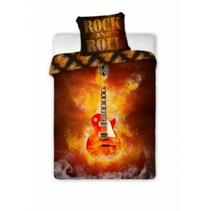 Faro Bavlněné povlečení Kytara 160x200 cm