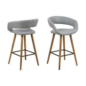 Actona Barová židle Grace II světle šedá