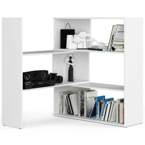 Ak furniture Knihovna TWIST mini bílá