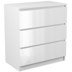 TP Living Komoda M3 Freya bílá lesklá