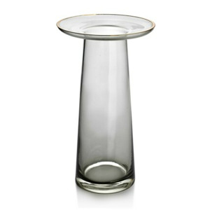 Mondex Váza Serenite 25 cm šedá