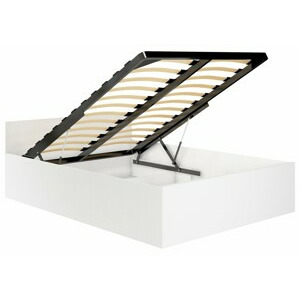 Ak furniture Postel CLP 160x200 cm dvoulůžko s roštem bílé